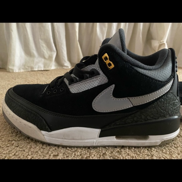 Jordan Retro 3 Tinker Black/Silver(Size 10) - Picture 3 of 10